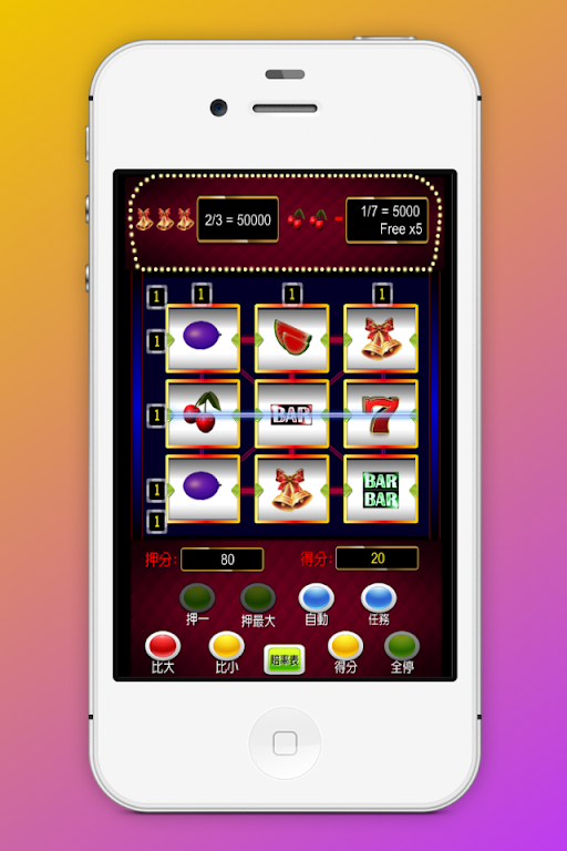 Fruit plate: 777 Slot Machine,屏幕截圖2