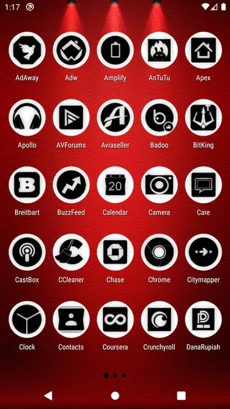 ภาพหน้าจอ Oreo White Icon Pack P2 2