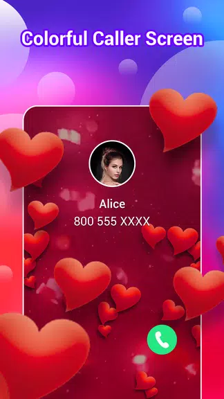 ภาพหน้าจอ Color Call Screen - Call flash 2
