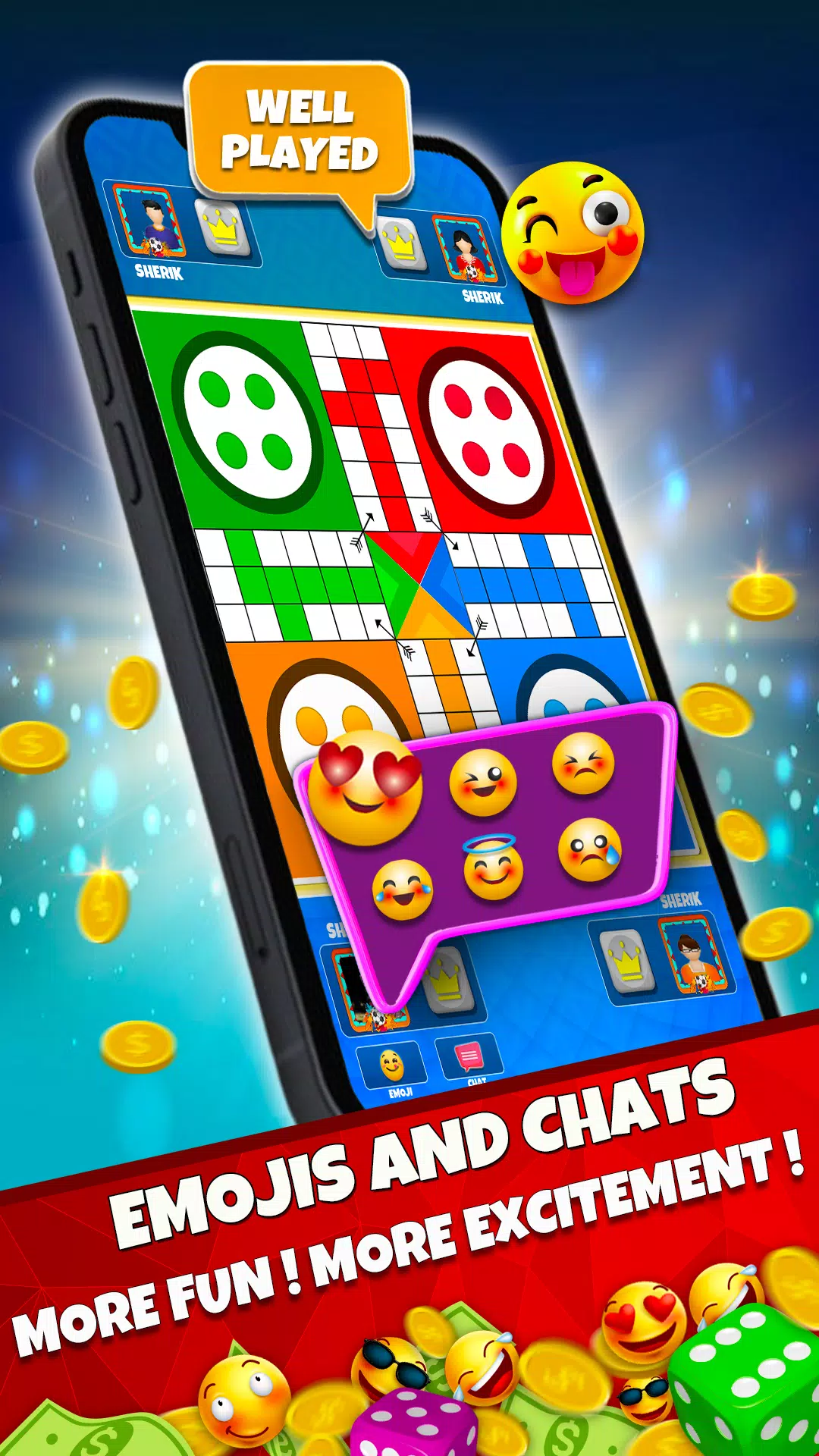 Ludo Online: Dice & Board Game स्क्रीनशॉट 3