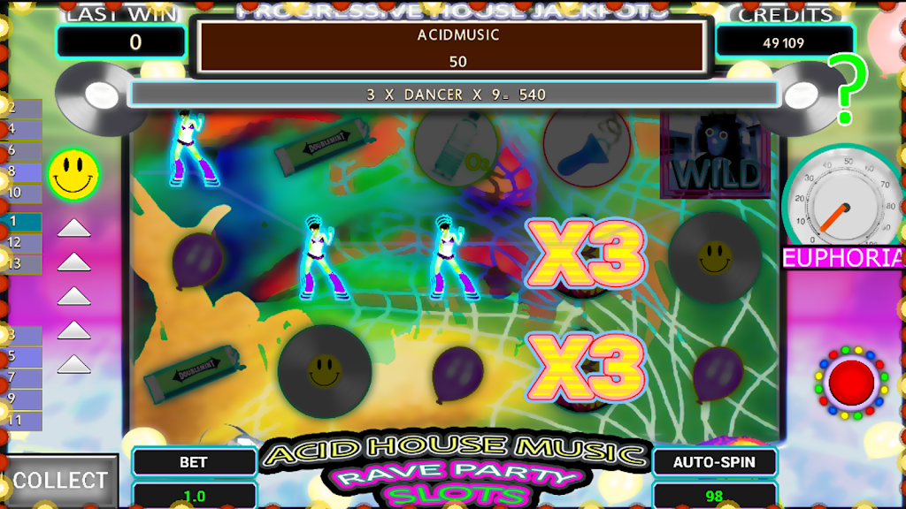 ภาพหน้าจอ Dance Energy Rave Party Slot 2