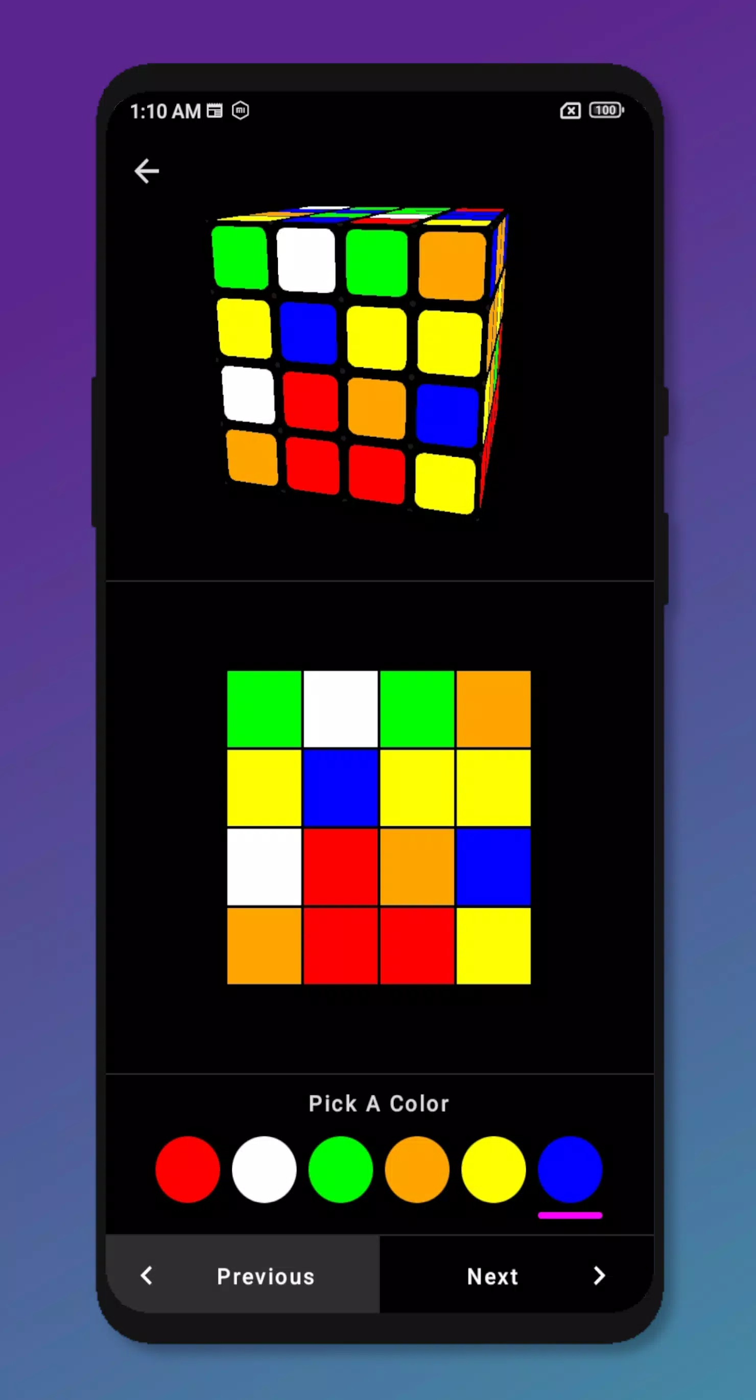 Rubik’s Cube Solver 4x4 Screenshot 4