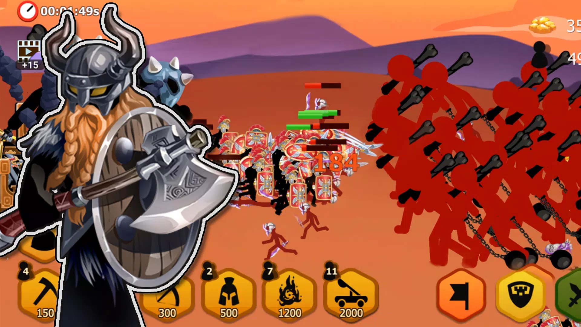 Stickman Battle 2: Empires War应用截图第2张