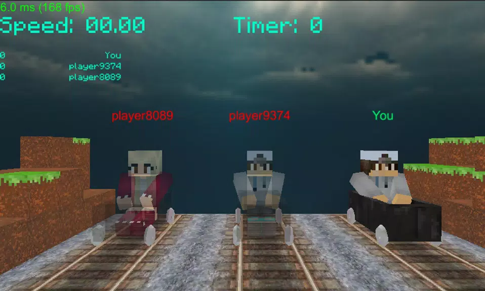 ภาพหน้าจอ Minecart Race Adventures 4