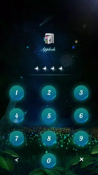 AppLock Theme Flying Butterfly屏幕截圖2