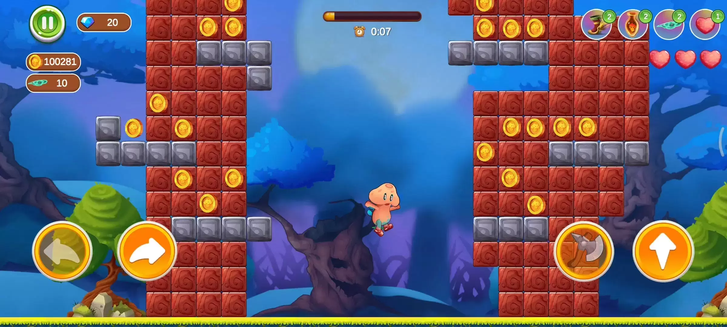 Mushroom war: Jungle Adventure Screenshot 4