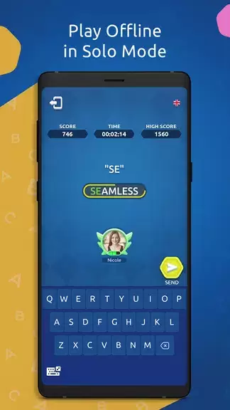 Wordy - Multiplayer Word Game captura de pantalla 2