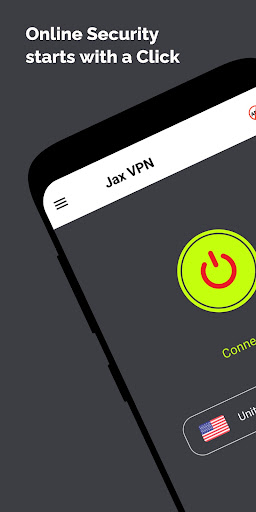 JaxVPN Super Fast VPN স্ক্রিনশট 1