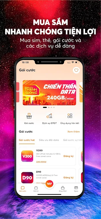 Vietnamobile ekran görüntüsü 1