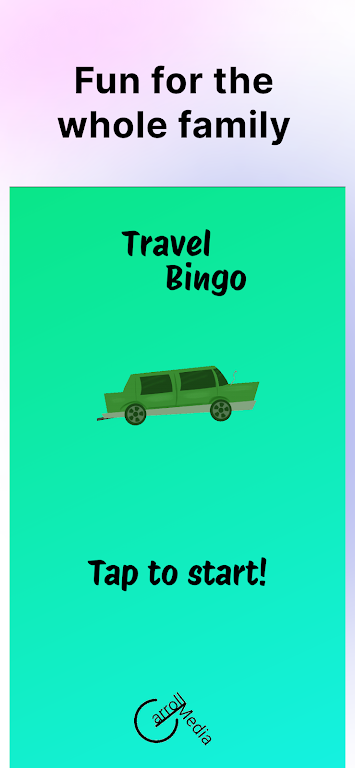 Travel Bingo - Road trip bingo 스크린 샷 1