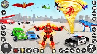 Robot Game Mobil pmk Car Games স্ক্রিনশট 1