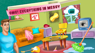 Little girl cleanup game 스크린 샷 3