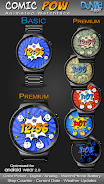 Comic Pow HD Watch Face Screenshot 1