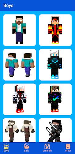 Skins for Minecraft ဖန်သားပြင်ဓာတ်ပုံ 1