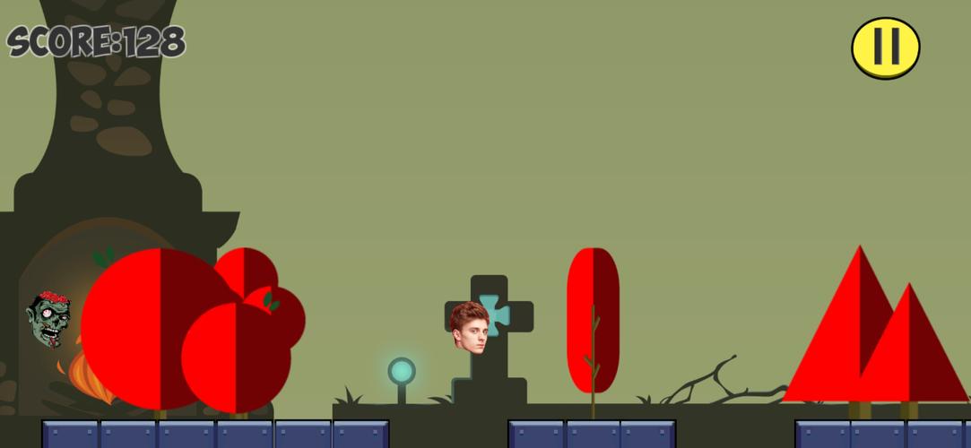 Влад А4 убегает от Зомби экрана 3