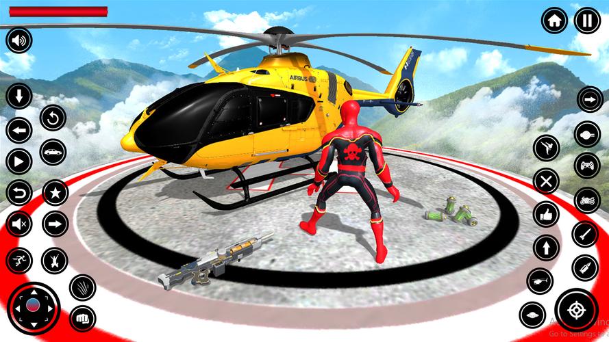 Flying Spider Rope Hero Fight Screenshot 3