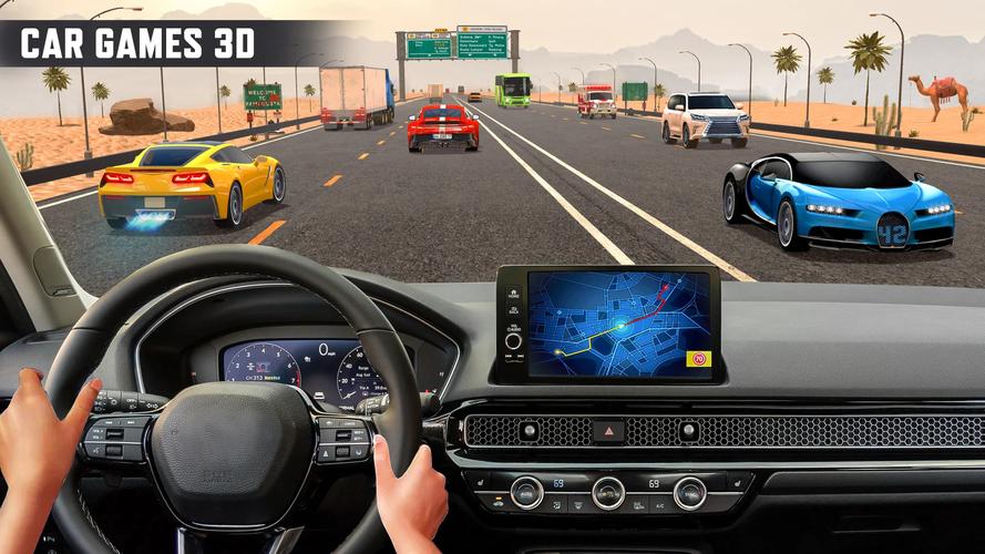 Real Highway Car Racing Games ekran görüntüsü 4