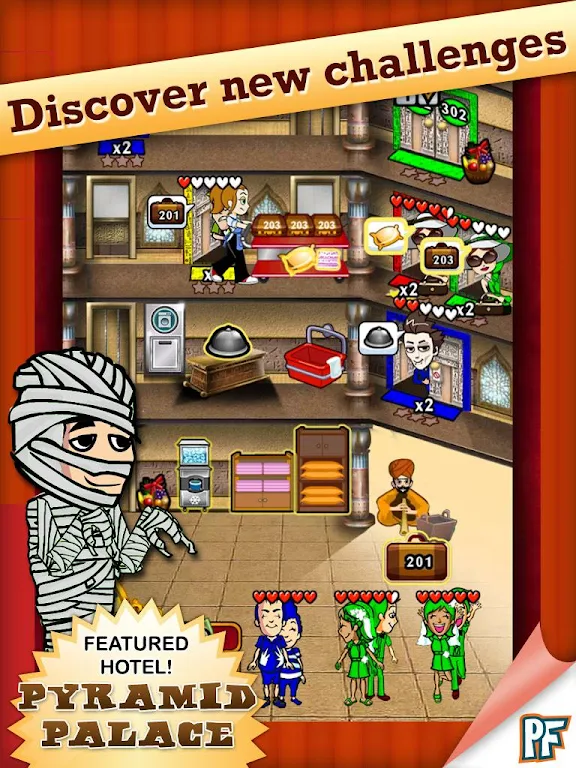 Hotel Dash экрана 1