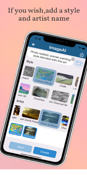 ImageAI - AI Art Generator captura de pantalla 2