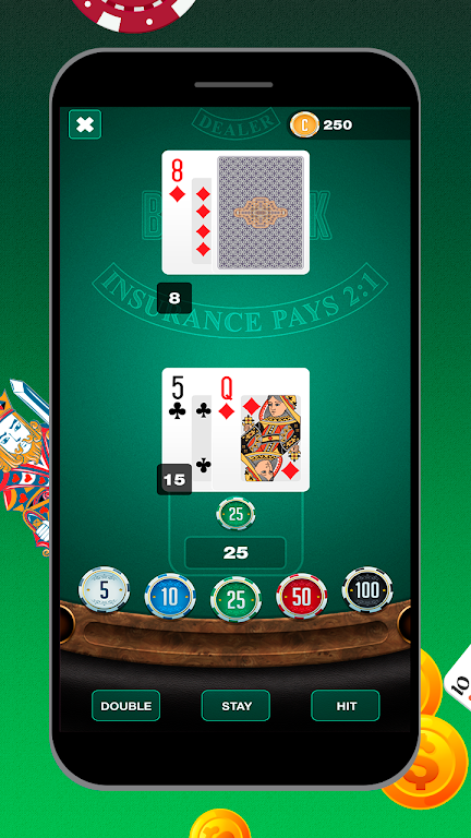 Royal Blackjack 21 screenshot 2