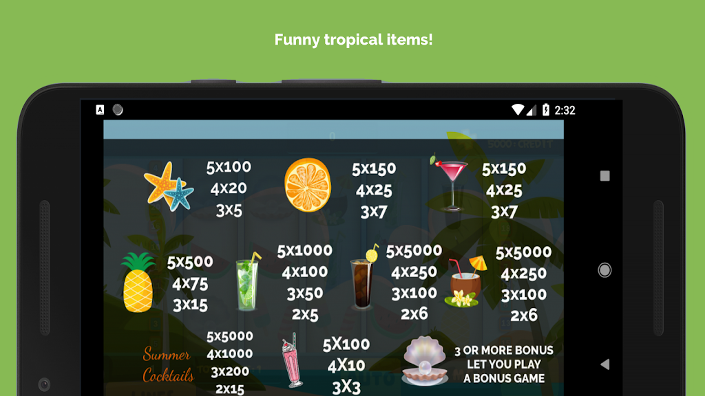 Lucky Vegas - Summer Cocktail Slot Jackpot Machine ကိုဖန်သားပြင်3