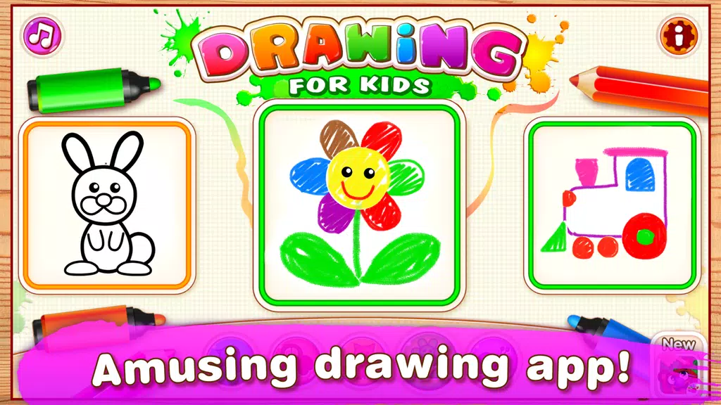 Toddler Drawing Apps for Kids screenshot 1