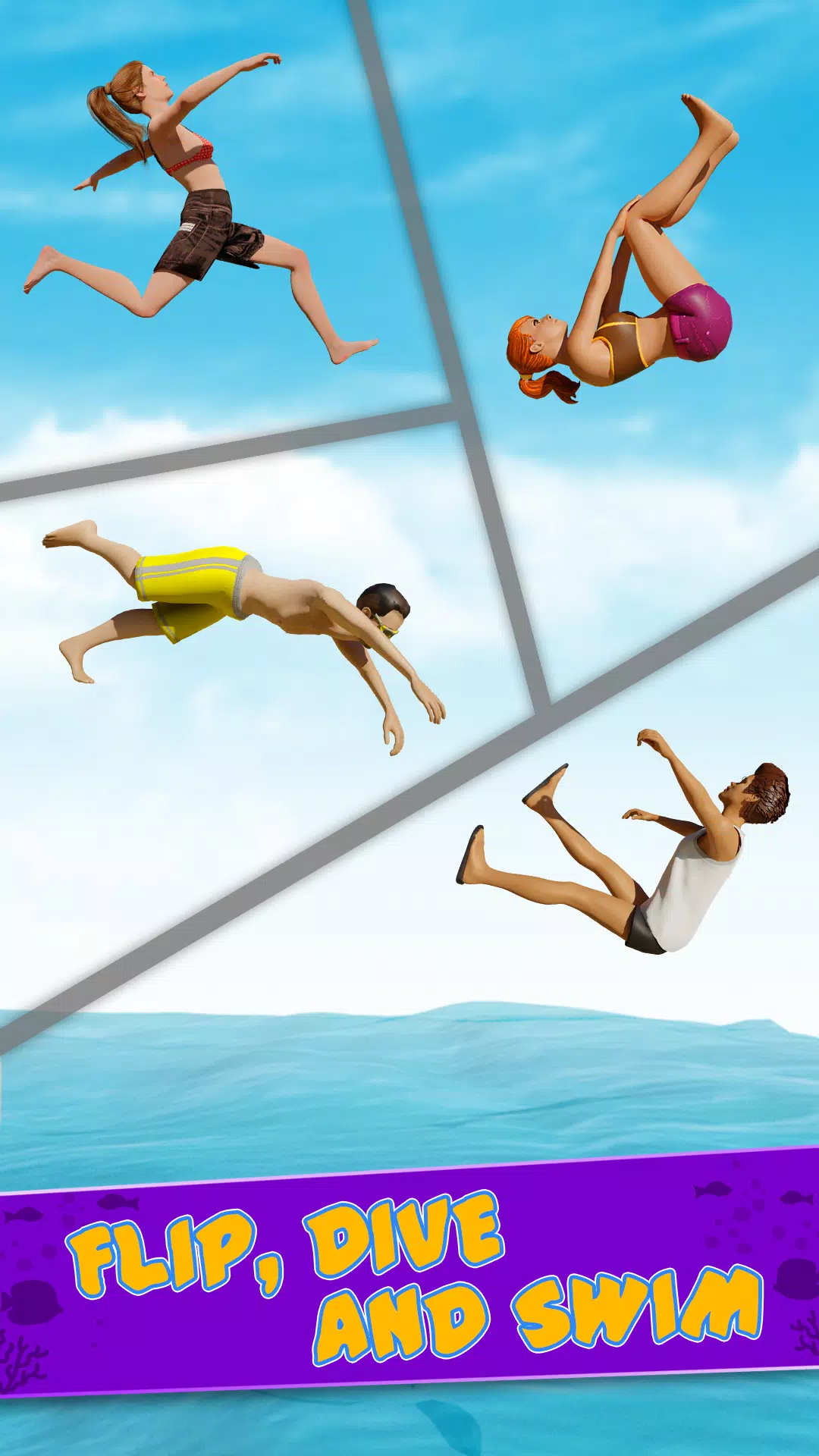 Screenshot Cliff Flip Diving 3D Flip 3