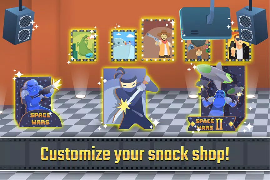 My Cine Treats Shop: Food Game captura de pantalla 2