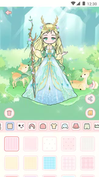 Cute live star:dress up avatar Screenshot 4