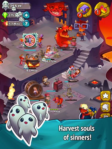 Idle Evil Clicker: Hell Tapスクリーンショット2