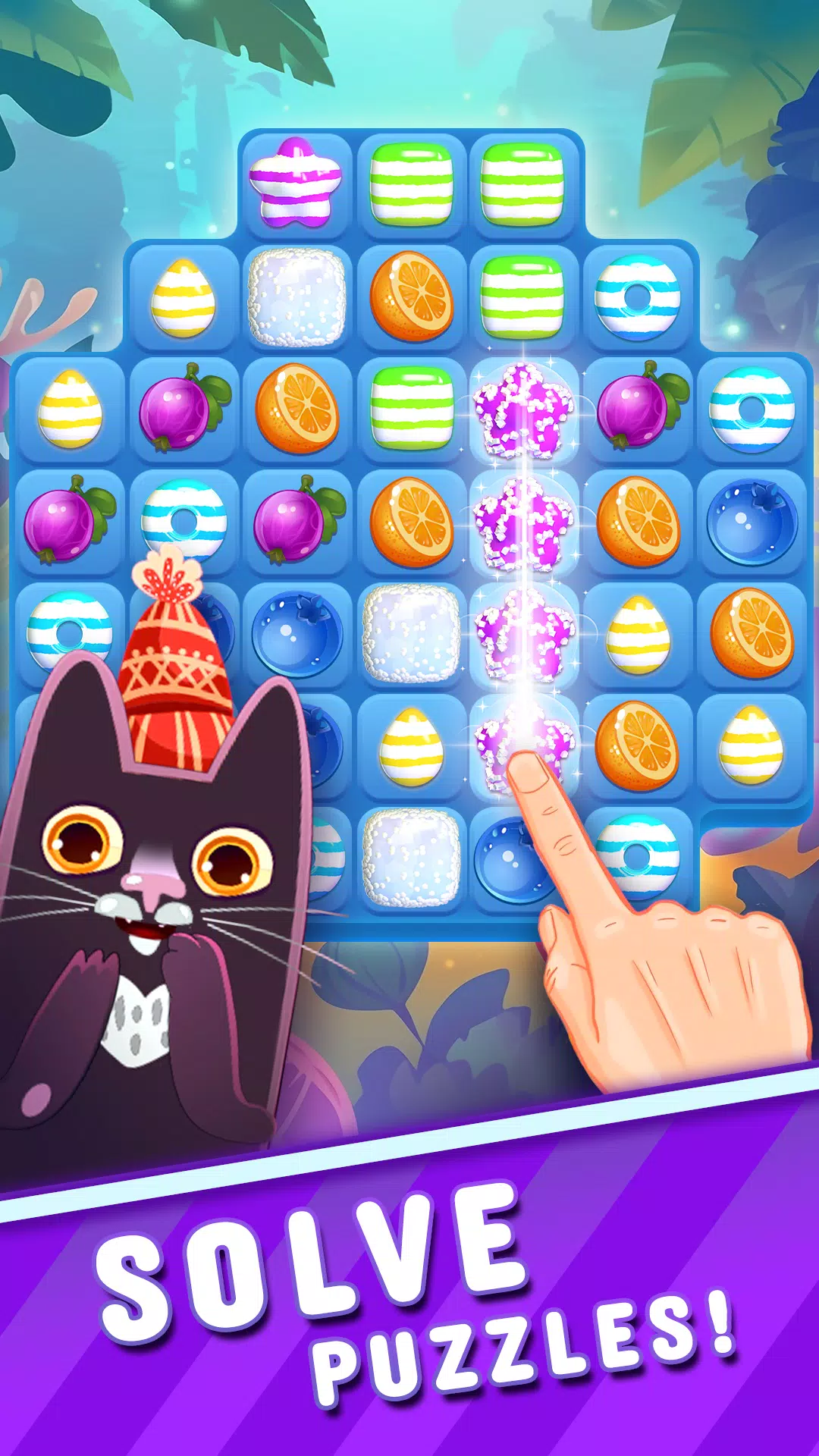 Bonbon: Match 3 Candy Puzzle ảnh chụp màn hình 1