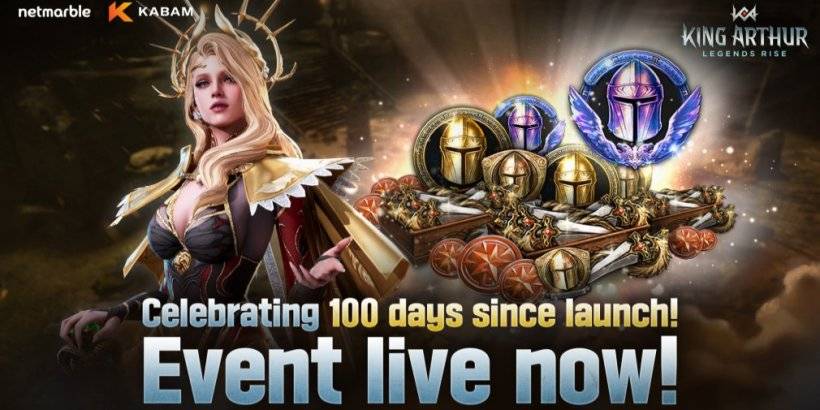 King Arthur: Legends Rise segna 100 giorni con eventi emozionanti