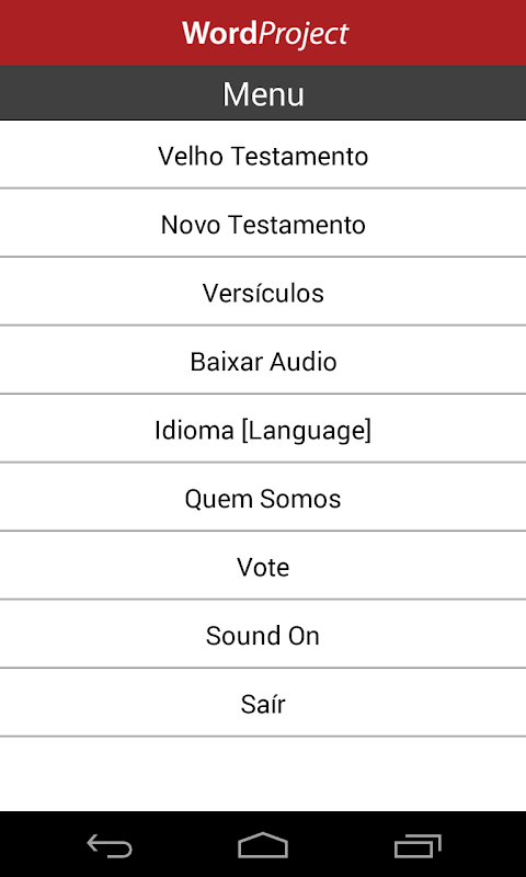 Portuguese Audio Bible screenshot 3