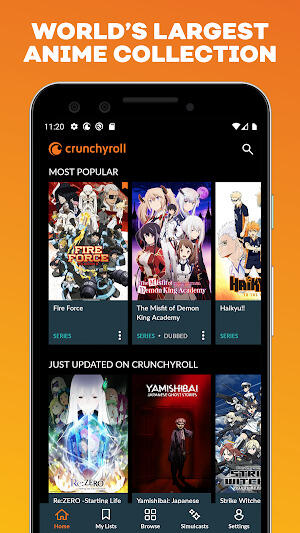 Crunchyrollスクリーンショット1