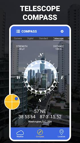 Digital Compass - GPS Compass ဖန်သားပြင်ဓာတ်ပုံ 4