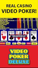 Video Poker Deluxe ảnh chụp màn hình 1