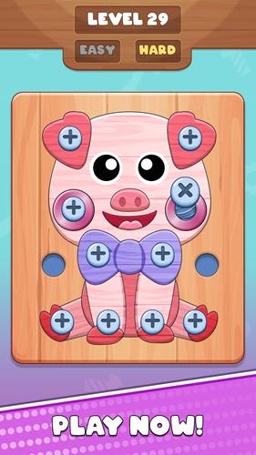 Nuts & Bolts Screw Puzzle captura de pantalla 3