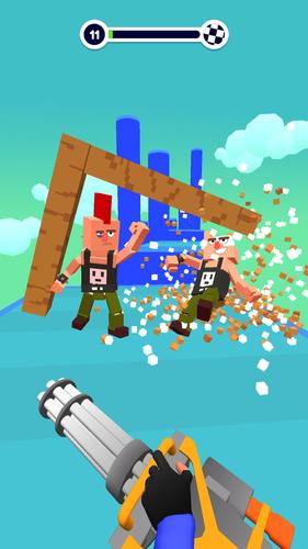 Block Craft Shooter 3D captura de pantalla 4