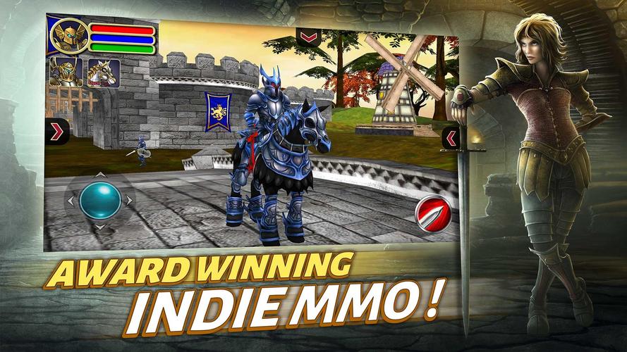 Sherwood Dungeon 3D MMO RPG屏幕截圖1
