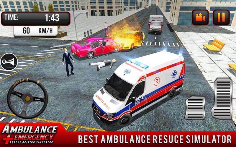 911 Ambulance City Rescue Game screenshot 3