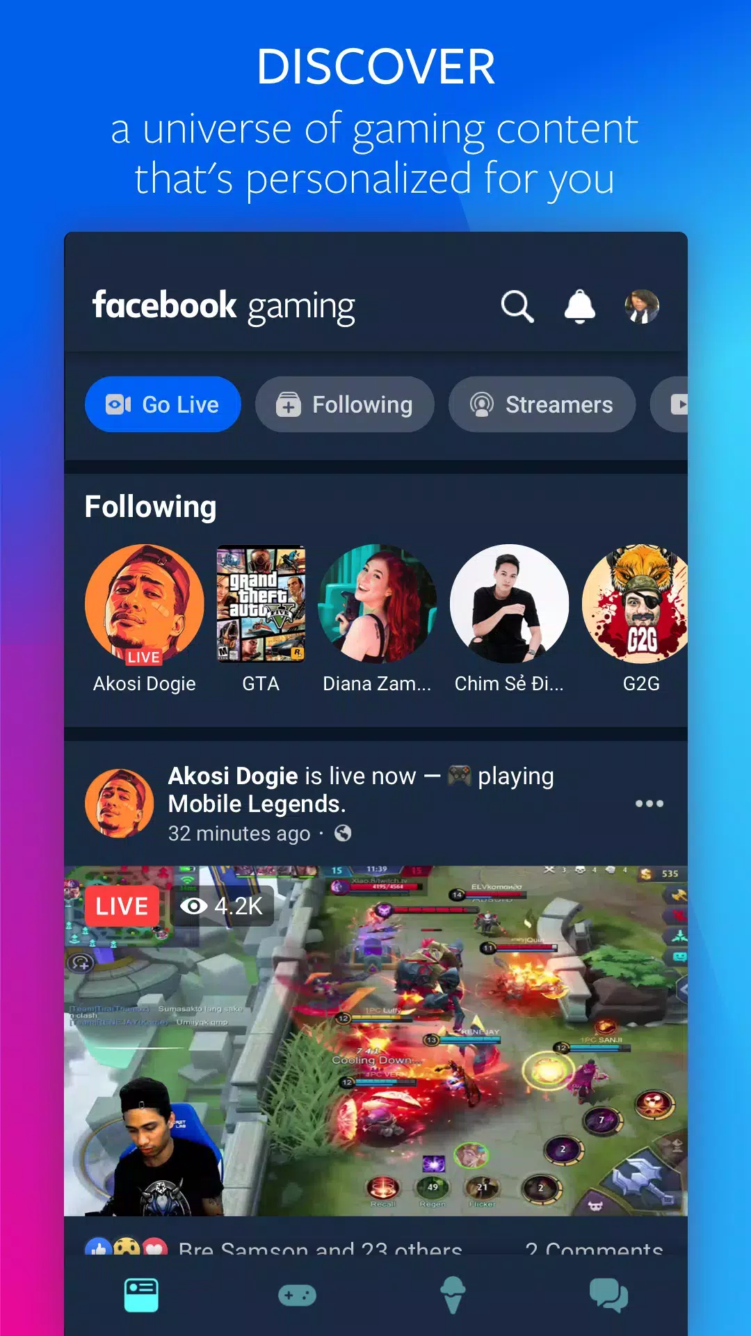 FaÇebook Gaming: Play, Watch, ကိုဖန်သားပြင်2