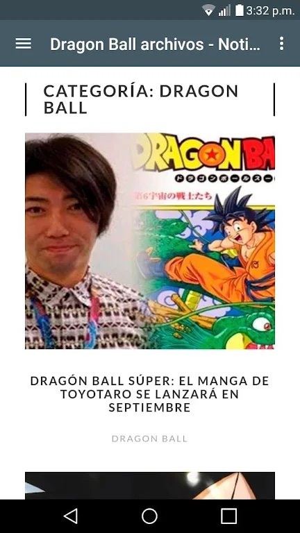 Noticias Anime屏幕截圖4