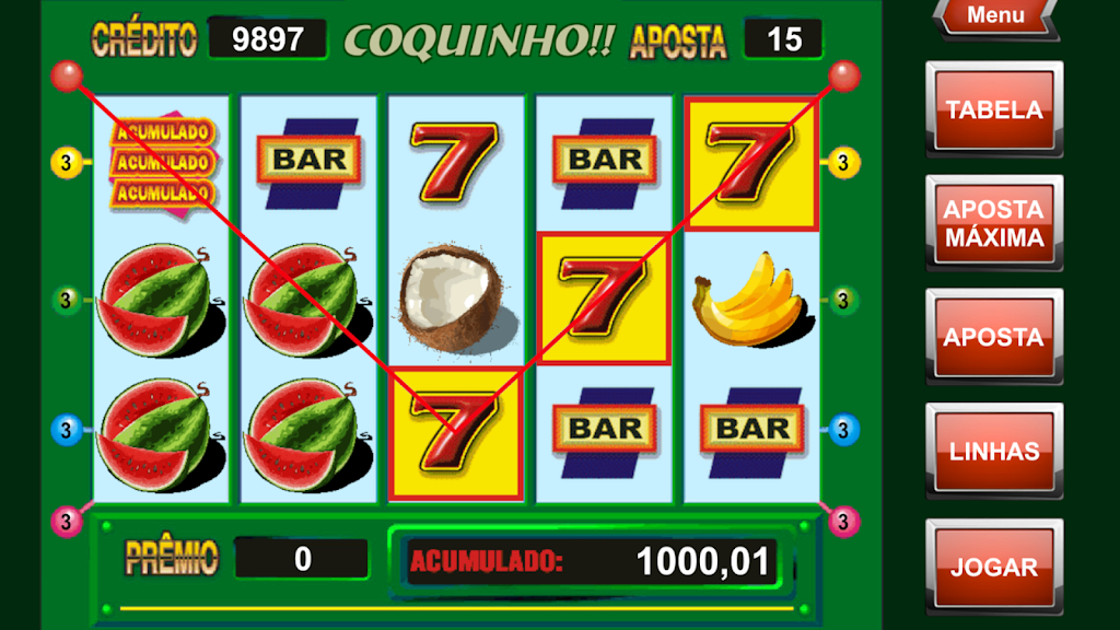 ภาพหน้าจอ Caça Níquel do Coquinho 2