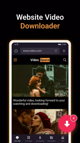 X Video Downloader & Player Screenshot 1