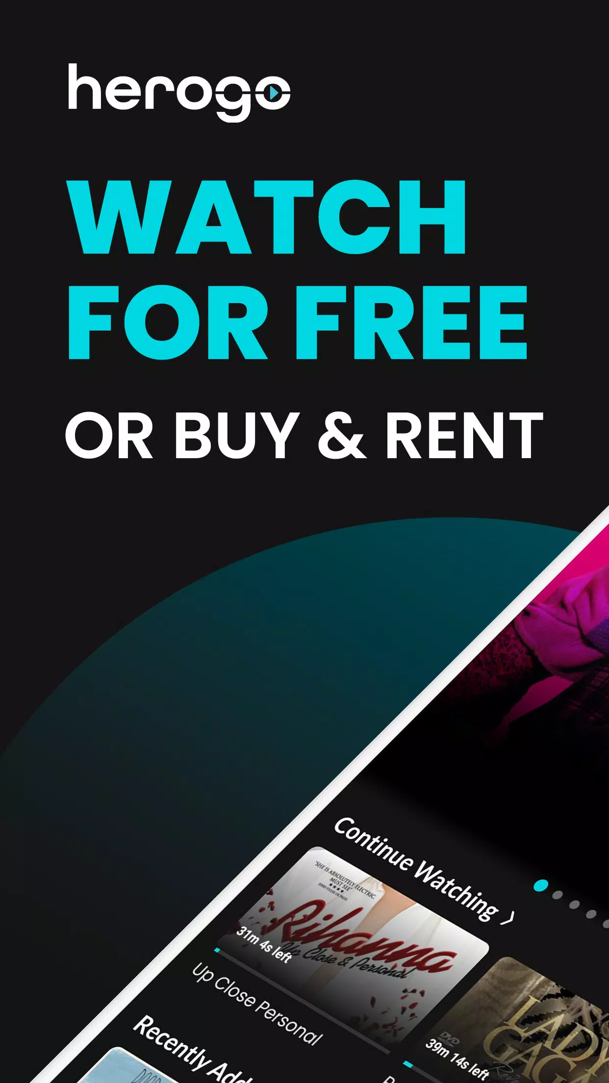 HeroGo TV: Buy, Rent or Watch स्क्रीनशॉट 1