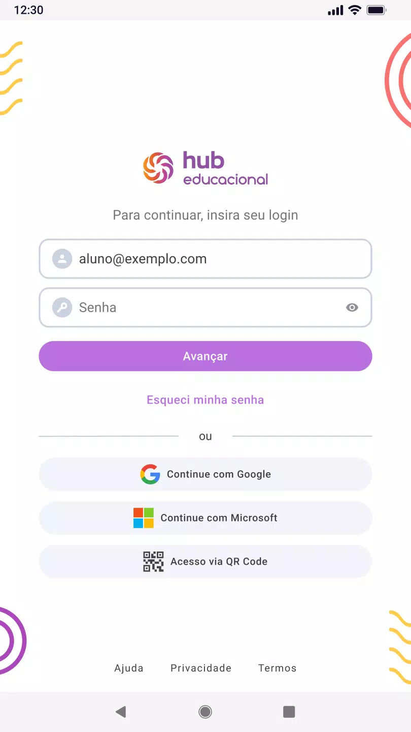 Hub Educacional屏幕截圖1