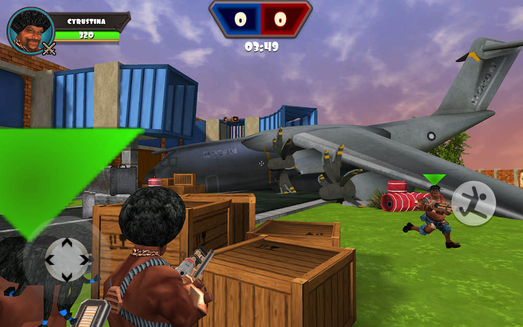 Airport Clash 3D - Minigun Sho स्क्रीनशॉट 2