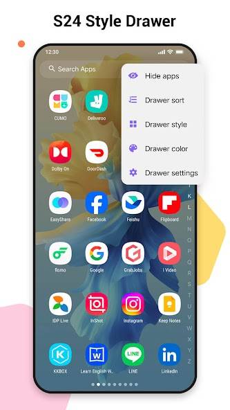 SO S24 Launcher for Galaxy S Schermafbeelding 2