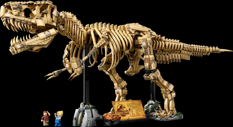 Fossili di dinosauro Lego: Modello scheletro Tyrannosaurus Rex svelato