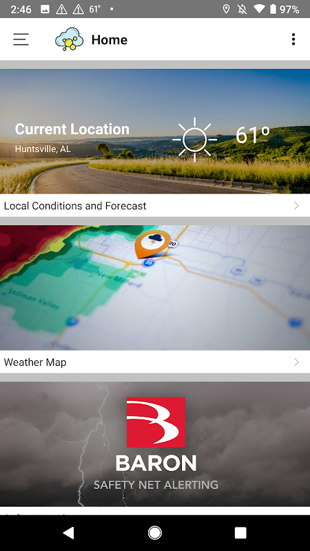 Screenshot Weather Lab 2